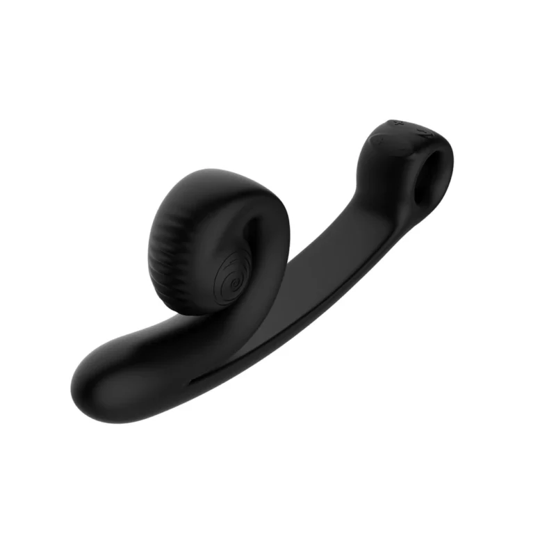 Snail Vibe Curve Black - Dual Motor Silicone Personal Massager