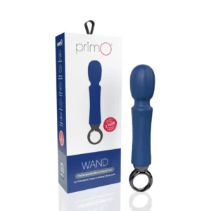 The Screaming O Primo Wand Blueberry - 5-Speed Rechargeable Massager