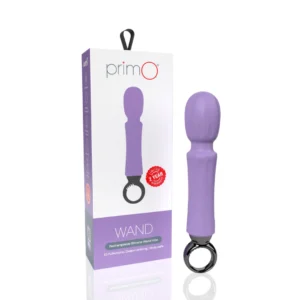 The Screaming O Primo Wand Lilac Rechargeable Silicone Massager