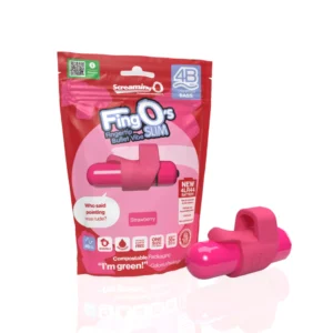 The Screaming O 4B FingO Slim Strawberry Intimate Finger Device