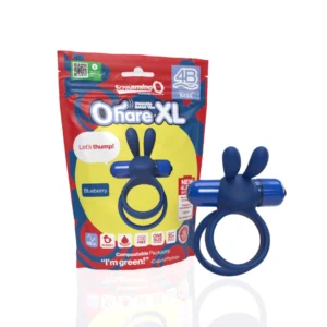 The Screaming O 4B Ohare XL Blueberry Silicone Ring Vibrator