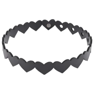 Sportsheets S&M Heart Day Collar Adjustable Faux Leather Choker