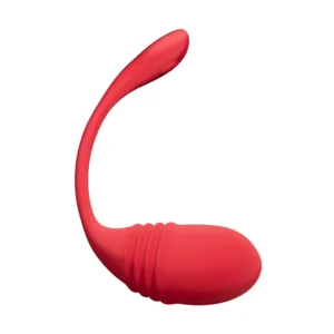 Lovense Vulse App-Controlled Thrusting Egg Vibrator, Silicone, Pink
