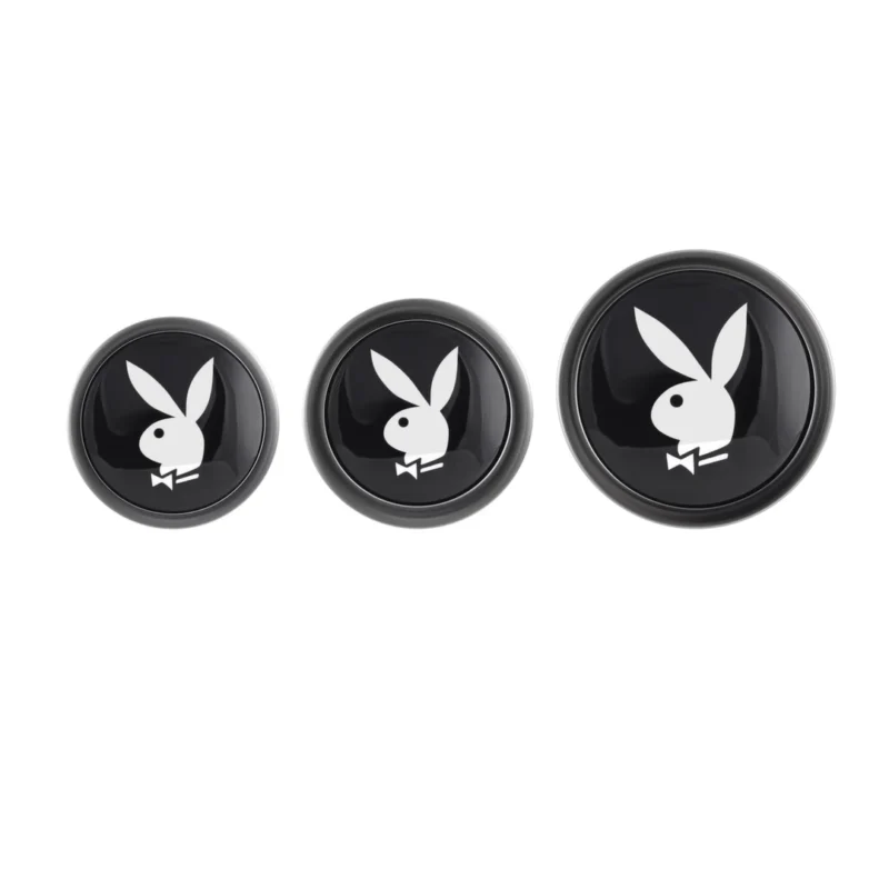 Playboy Pleasure 3-Piece Hematite Anal Plug Set - Graduated Sizes