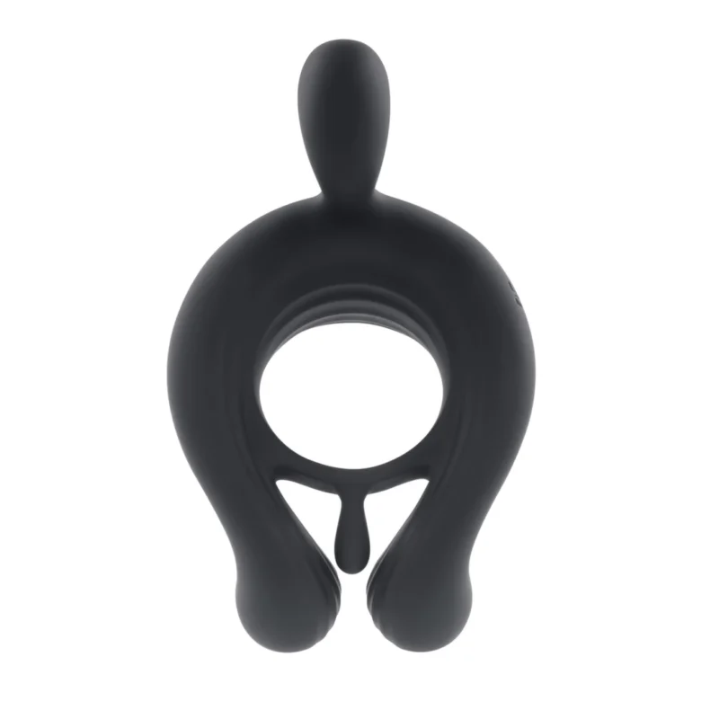 Playboy Pleasure Triple Play Vibrating Ring Black, 9 Modes, Remote Control