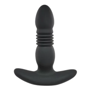 Playboy Pleasure Trust The Thrust Remote Silicone Plug Black 5.4in