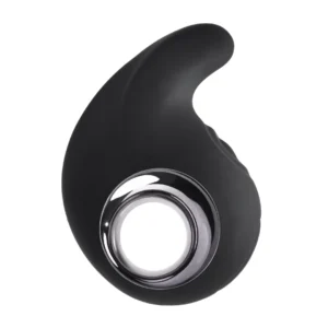 Playboy Ring My Bell Black - Dual Action Silicone Vibrator with Tapper