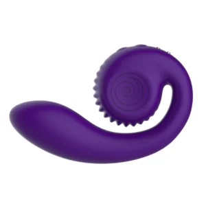 Snail Vibe Gizi Vibrator Purple - Dual Motor, Flexible, Compact Design