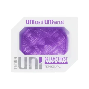 Tenga Uni Amethyst Sleeve - Unisex Flexible Intimate Accessory, Purple