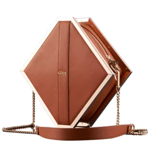 LOCKINK Mysterious Square Kink Bag Brown - Discreet Multi-Compartment Set