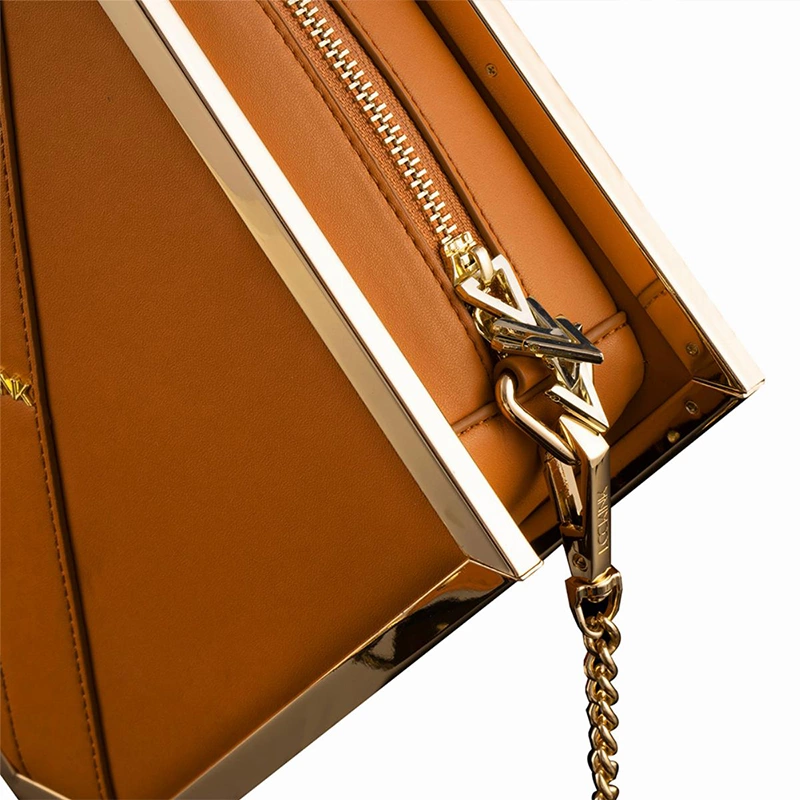 LOCKINK Mysterious Square Kink Bag Brown - Discreet Multi-Compartment Set