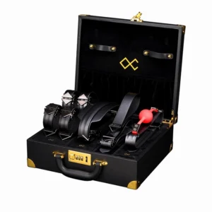 LOCKINK Moonlight Treasure Chest Black Set - Complete Restraint Kit