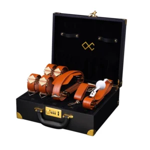 LOCKINK Moonlight Treasure Chest Set Brown - Premium Restraint Kit with Case