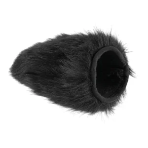 Sportsheets Spiked Sensory Mitt - Black, Faux Fur, Universal Fit