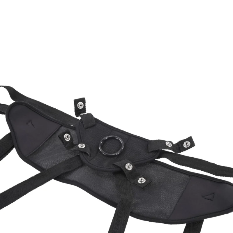 Sportsheets Breathable Strap-On Harness Black Adjustable Comfort Fit