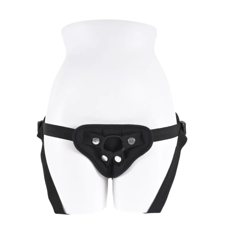 Sportsheets Breathable Strap-On Harness Black Adjustable Comfort Fit