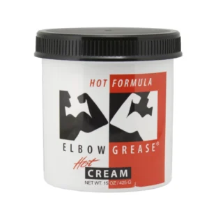 Elbow Grease Hot Cream Jar 443ml - Premium Warming Massage Formula