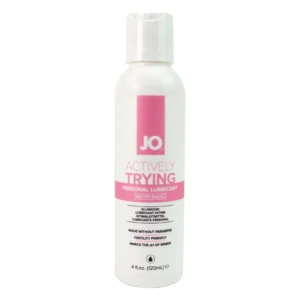 JO Actively Trying Water-Based Lubricant 120ml Paraben-Free, pH Balanced