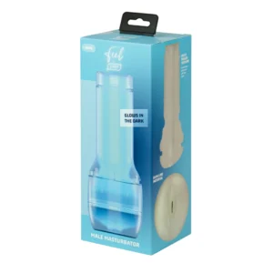 Kiiroo FeelGlow PBC Black - Glow-in-the-Dark Intimate Sleeve, 21 cm