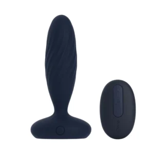 Svakom Jordan Navy Blue - Dual-Action App-Controlled Anal Device