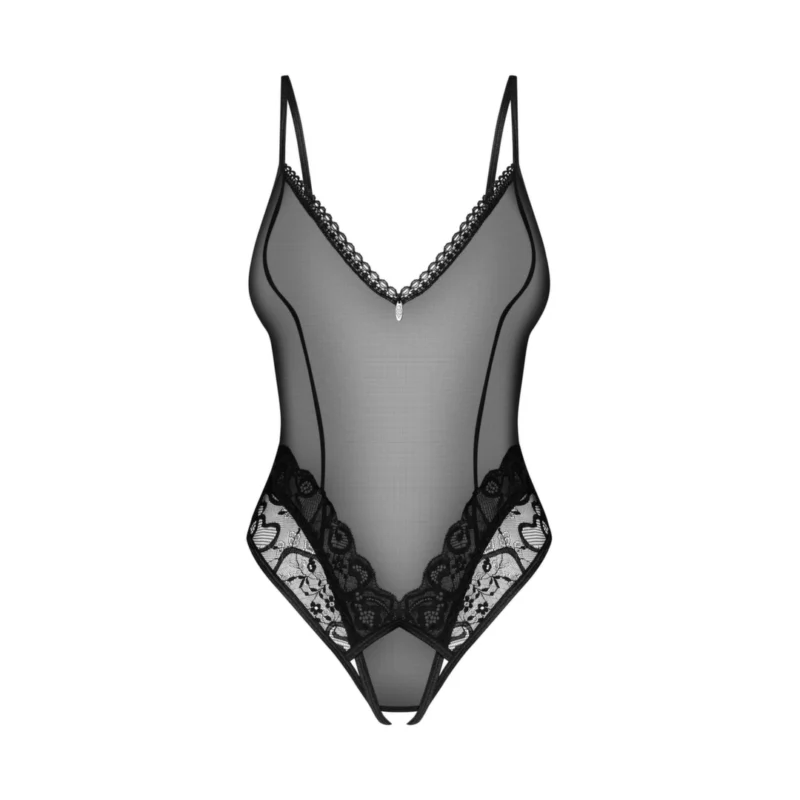 Obsessive Blomentis Open Design Teddy Black XS/S Adjustable Straps