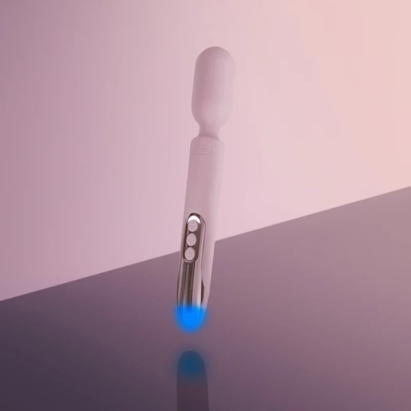 Kiiroo ProWand Pink - Intimate Wand Vibrator with LED Display, Silicone