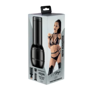 Kiiroo Feel Reya Sunshine Black Intimate Machine Sleeve TPE