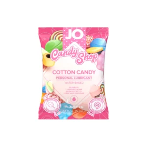JO Candy Shop Cotton Candy Lubricant Sachet 5 ml - Sweet Scented Formula
