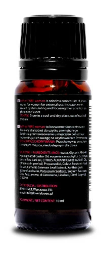 Lovely Lovers BeMine Pure Woman Odorless Pheromone Concentrate 10ml