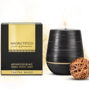 MAGNETIFICO Tantra Magic Scented Candle Sandalwood 36h Handcrafted