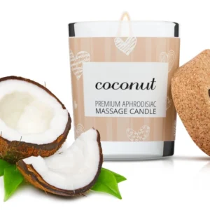 Magnetifico Candle Body Massage Oil 70ml with Pheromones - Coconut Scent