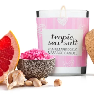 Magnetifico Tropic Sea Salt Massage Candle 70ml - Pheromone Scented, Long-Burning