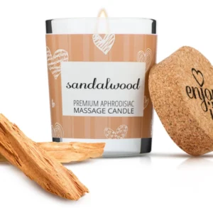 Magnetifico Sandalwood Body Massage Candle with Pheromones 70ml, Long Burn