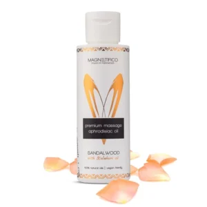MAGNETIFICO Sandalwood Premium Massage Oil 100ml - Natural Vegan Formula