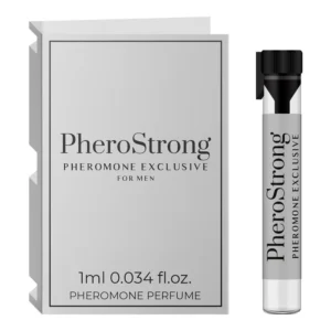 PheroStrong EXCLUSIVE Men’s Perfume 1ml - Fresh Woody Fragrance & Pheromone Formula