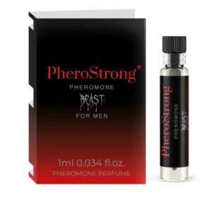 PheroStrong Beast for Men Perfume 1ml - Woody Aromatic Scent with Pheromones