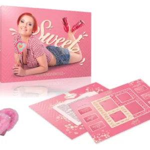 Let's Play Together Sweet Intimacy Board Game with Handcuffs, 2 Players