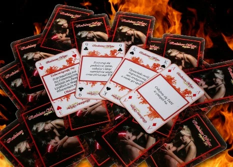 Let's Play Together Delightful War - Couples Card Game, 56 Tasks, 10x6cm