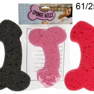 Sponge Willy Fun Soft Novelty Washing Sponge Multicolor 19x12 cm