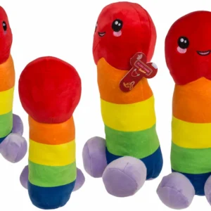 Out of the Blue Rainbow Plush Toy - Colorful Party Mascot 29 cm