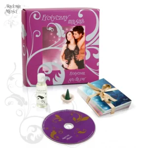 Love Academy Couples Game - Massage Techniques Set, Aromatic Oil, Incense