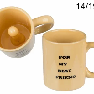 Out of the Blue Ceramic Mug 'For My Best Friend' Novelty 300ml White