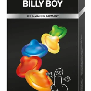 Billy Boy spalvinga įvairovė 12 pakelių – įvairūs sutepti latekso dangteliai