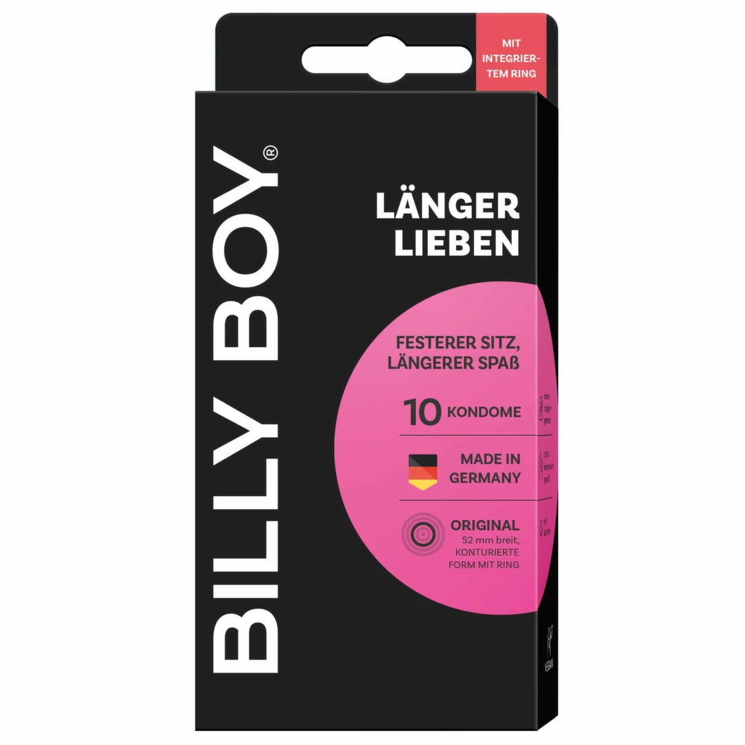 Billy Boy Langer Lieben Premium Delay prezervatyvai 10 vnt