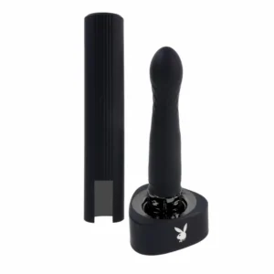 Playboy Pleasure Zone juoda – įkraunamas veržlus intymus aparatas
