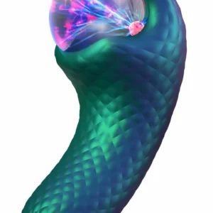 Temptasia Enchanted Serpent dvigubo variklio vibratorius su plazmos šviesos šou