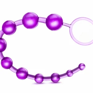 Blush Novelties B Yours Basic Beads Violetinė lanksti želė 32,3 cm