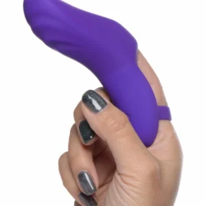 FRISKY Finger Pro Vibration Device Purple – 3 greičiai, atsparus vandeniui