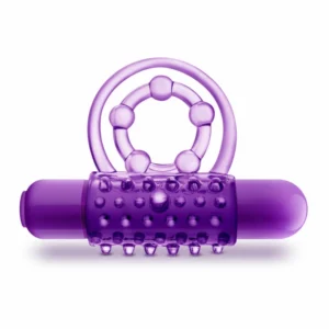 Blush Play With Me The Player Vibrating Dual Support Ring TPE Blue