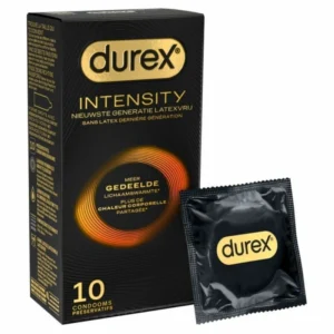 Durex Intensity 10 pcs Ultra-Thin Latex-Free Anatomical Condoms
